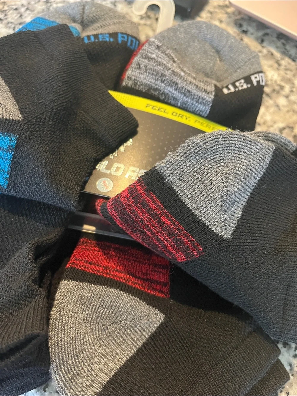 US Polo Assn. 6 pair socks